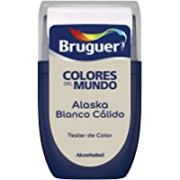 Bruguer Tester Colores del Mundo Pintura para paredes monocapa Alaska Blanco Cálido- 0.030 litros